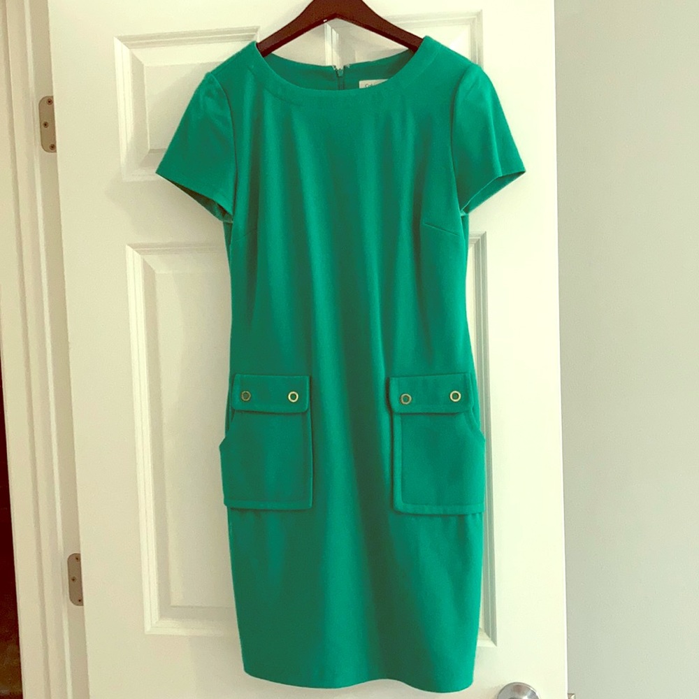 Calvin green timeless dress